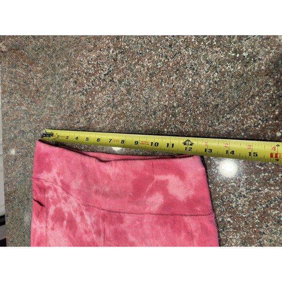 Bebe Sport Women Pink Leggings M stretchy . - Picture 8 of 10